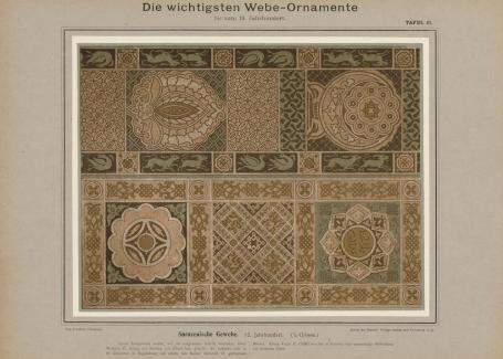 German publication showing Islamic tile motifs.