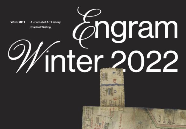 Cover of Engram's Winter 2022 issue with Matthew Paris map.