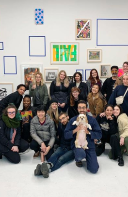 A+D Projects students on a field trip to Fisk Studios