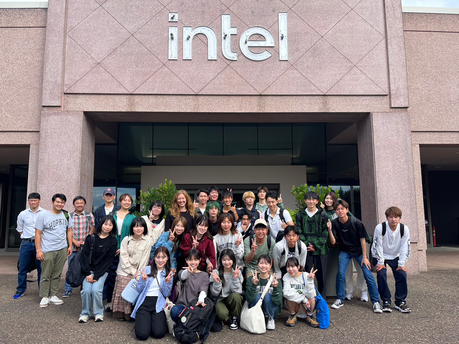 Students at Intel