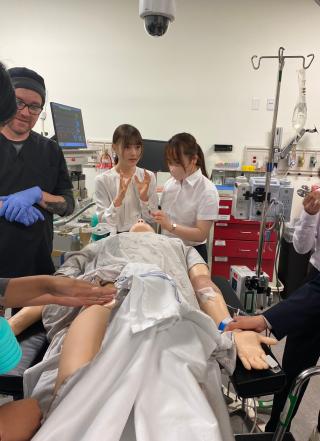 Students in Simulation Lab at OHSU