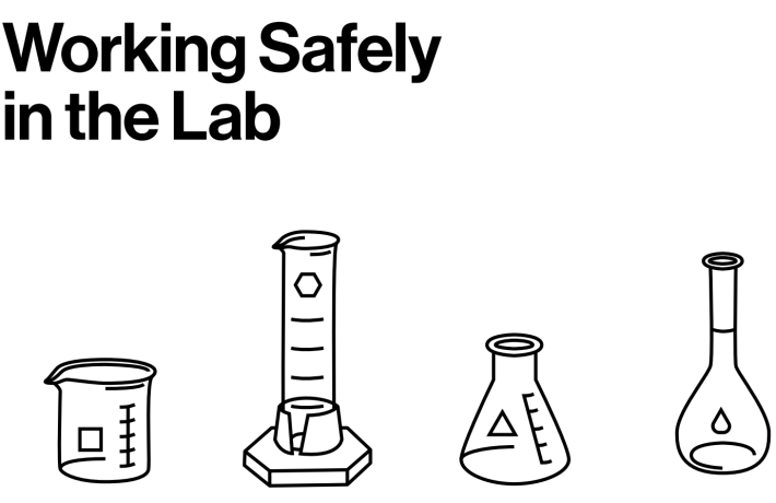 Images of lab glassware