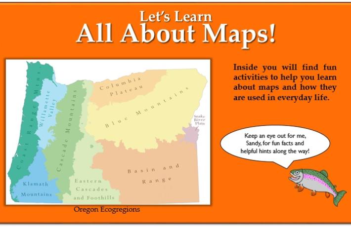 All About Maps Student Activity Book Cover page