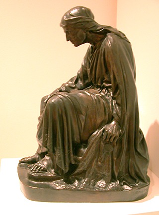 Anne Whitney's Roma, a bronze sculpture of a woman