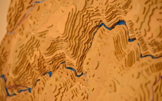 stock photo of close up earth and stream