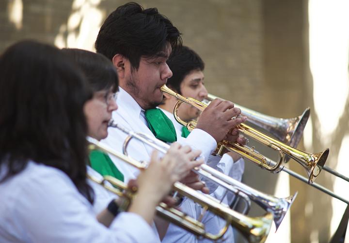 Mariachi band trumpets