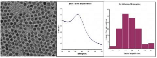 Gold nanoparticles explained with lab results