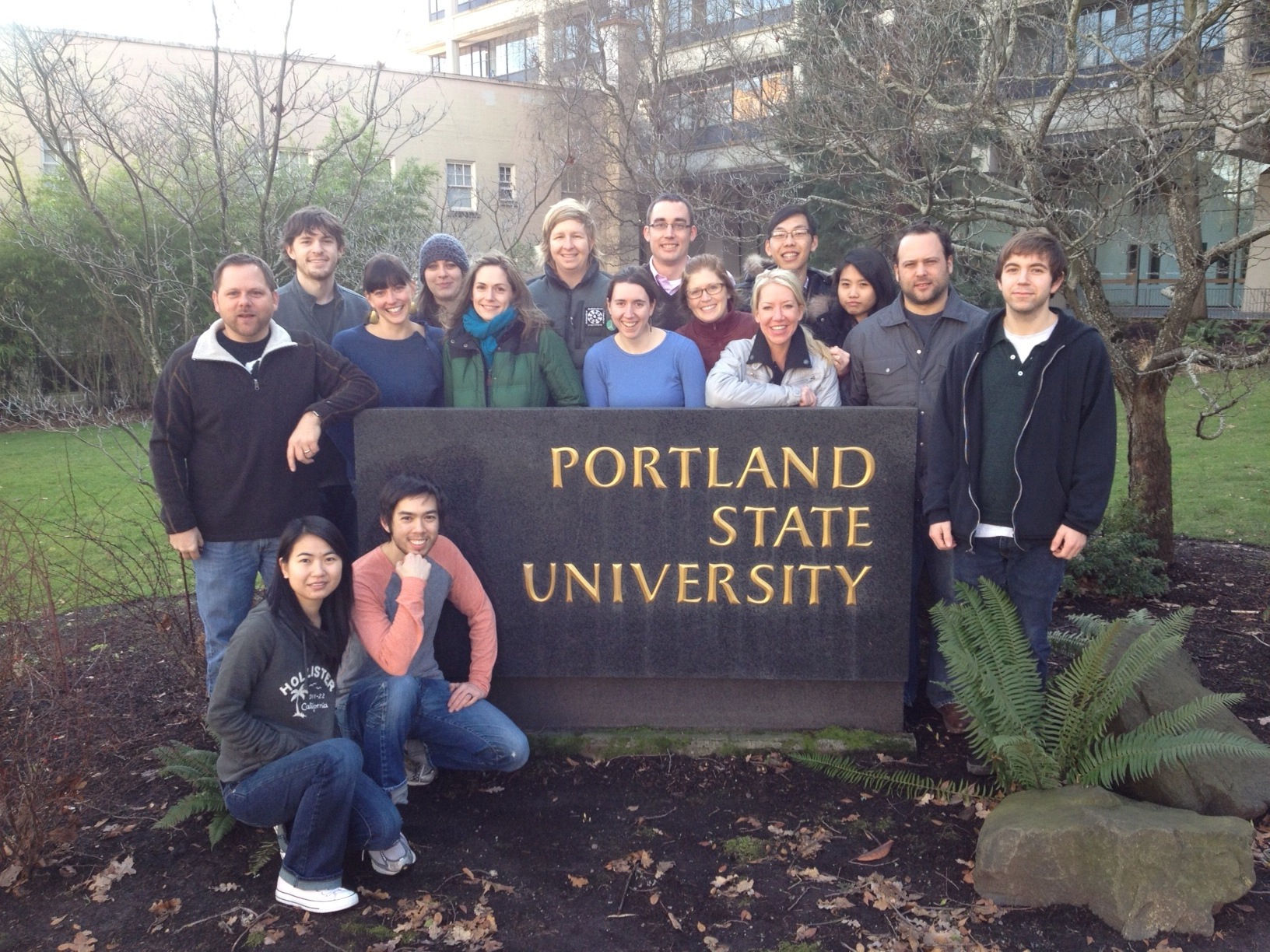 Photo of Podrabsky lab group from Winter 2012.