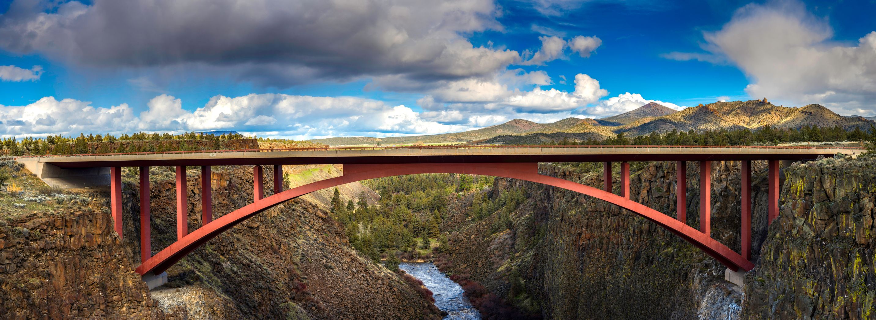 Bridge over a canyon