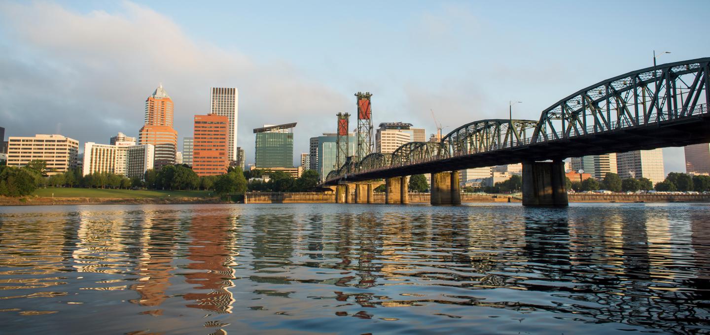 PDX Cityscape from Waterfront 