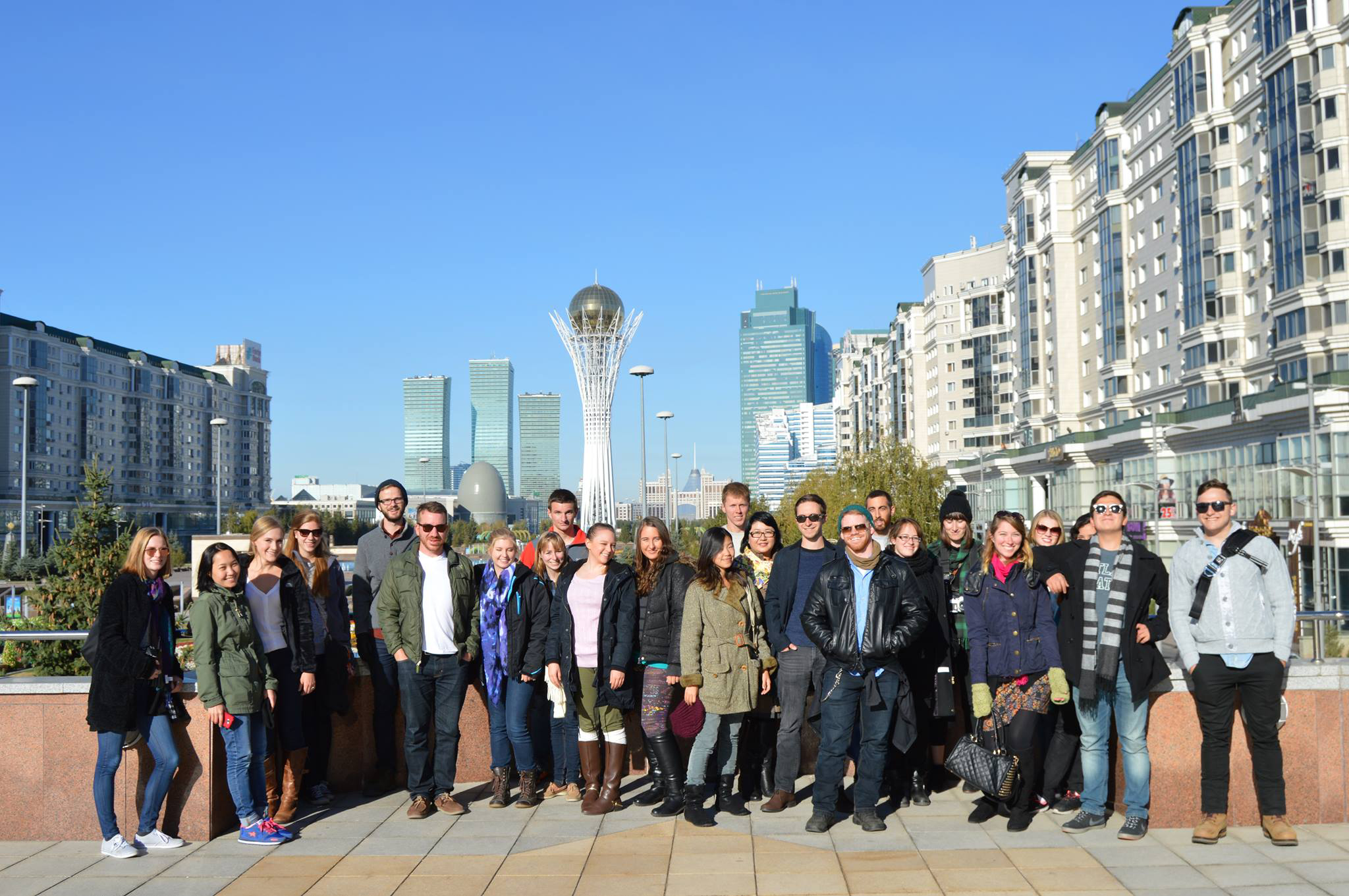 Russian Overseas Flagship students in Astana in 2015-16