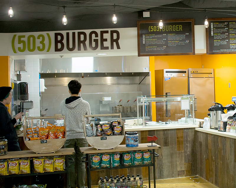 503 Burger offers a number of lunch options