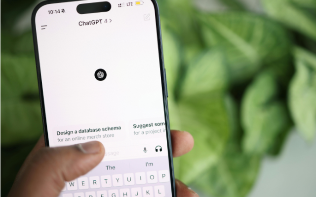 chatgpt on a phone