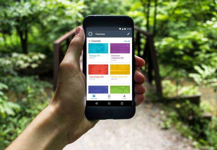 Canvas on a mobile device