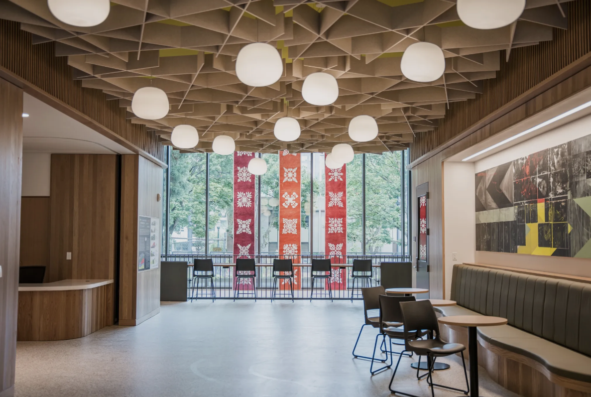 Vernier Science Center lobby