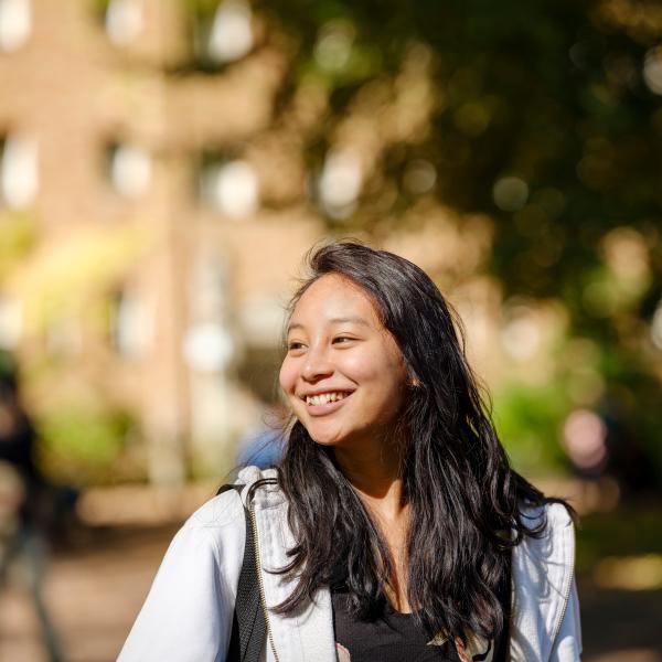 Student outside