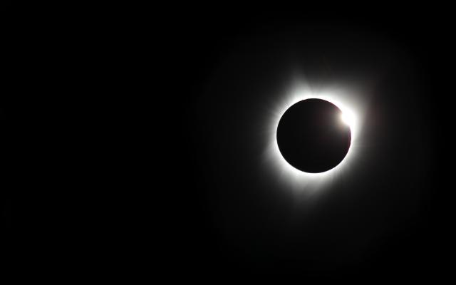 Photo of solar eclipse