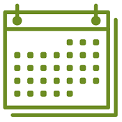 Icon of a calendar