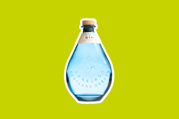 Bottle of Freeland gin.