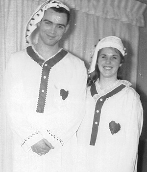 Old photo of Dennis and Janet Beetham