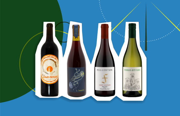 Alumni-owned winery wine bottles