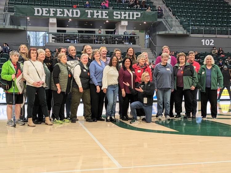 Former women's basketball athletes
