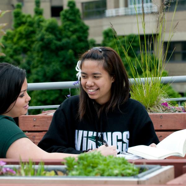 PSU students studying