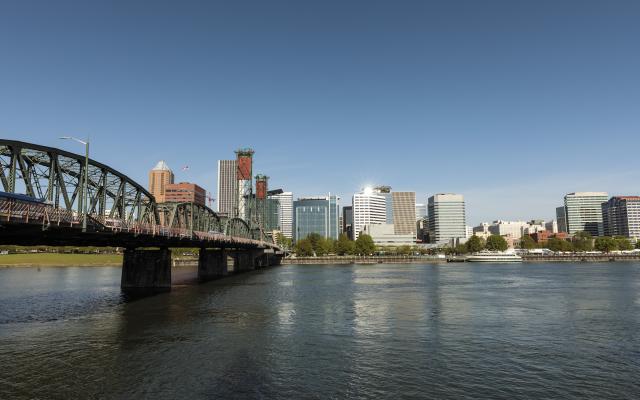 Willamette River panorama