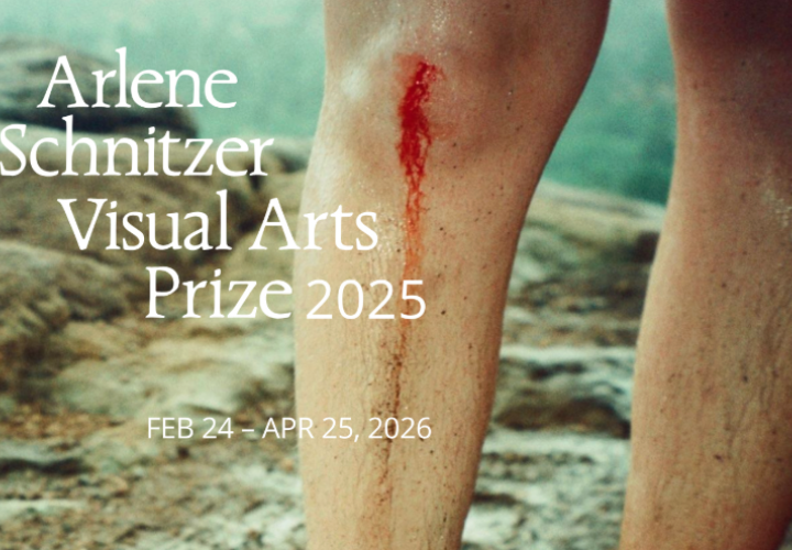 A person stands on a rocky surface. Their knee is bloodied and running down their shin.