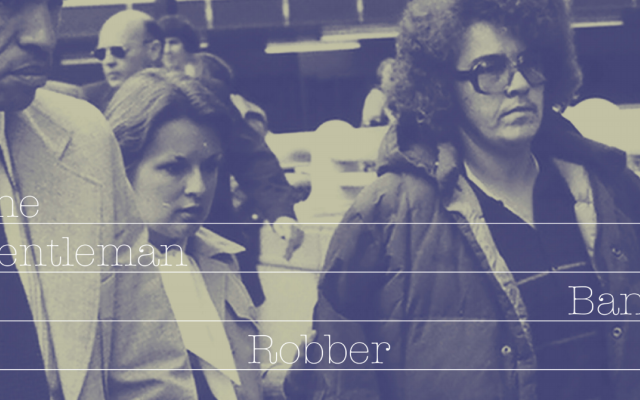 Promo for the film "Gentleman Bank Robber" featuring an image of rita bo brown, the subject of the film.