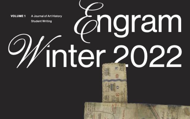 Cover of Engram's Winter 2022 issue with Matthew Paris map.