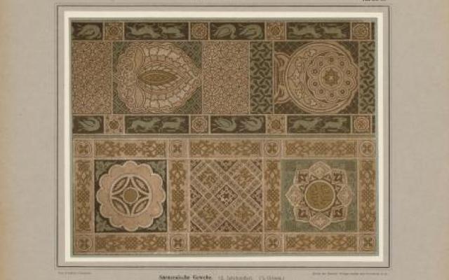 German publication showing Islamic tile motifs.