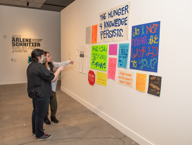 "This is a sign" installation view