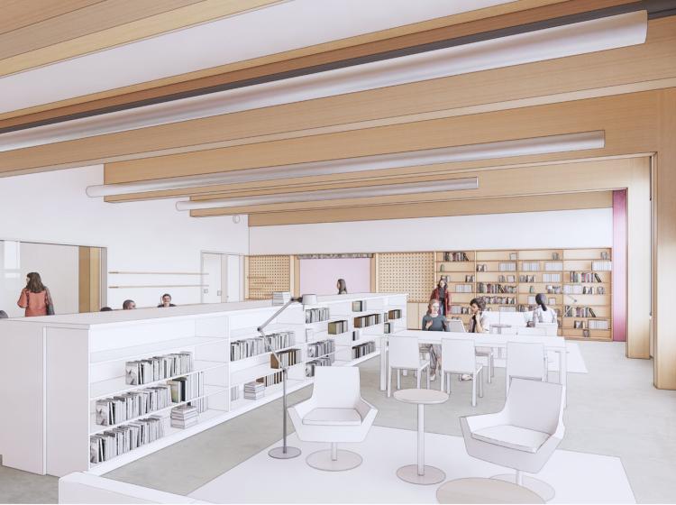 The Creative Suite offers a space for students and faculty to collaborate.