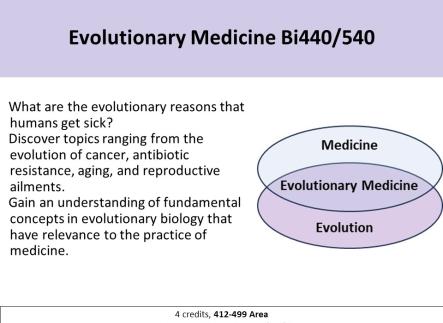 Evolutionary Medicine