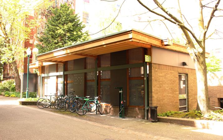 Blumel Bike Garage Exterior