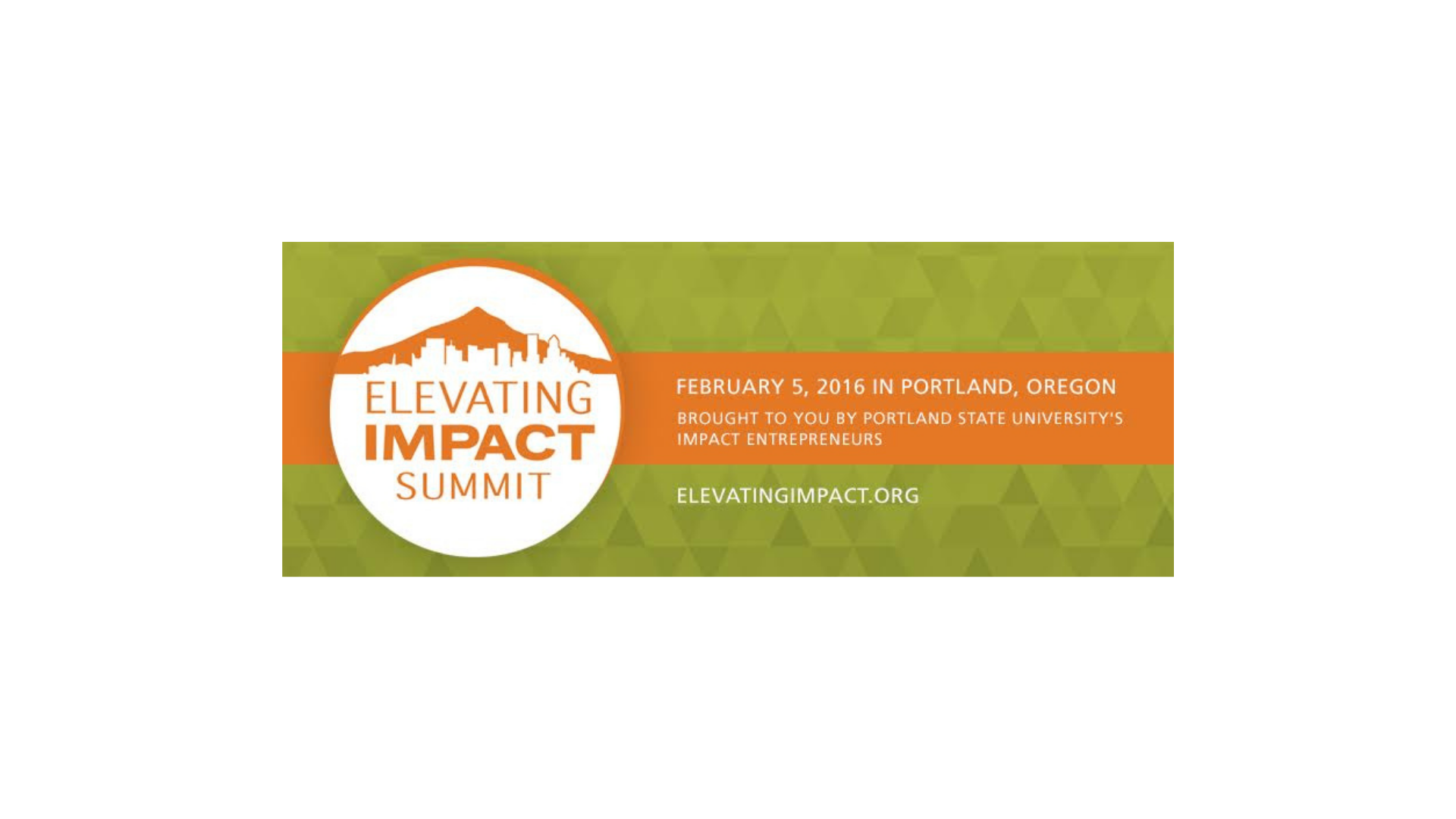 Updated 2016 Elevating Impact graphic.