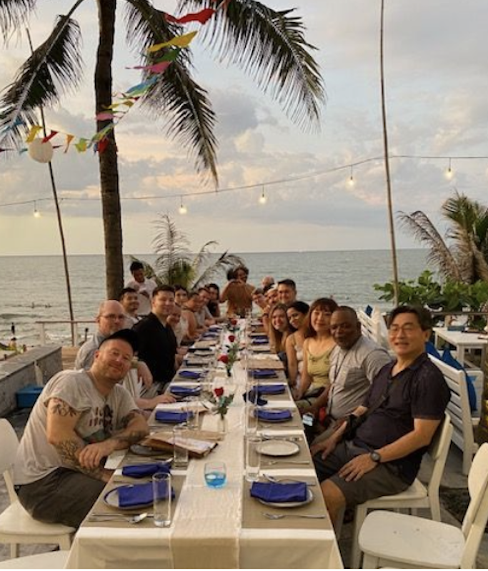 Photo: Beachside dinner in Hoi An
