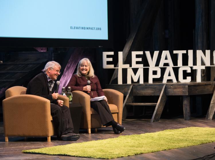 2018 Elevating Impact Summit Lemelson Fireside Chat.