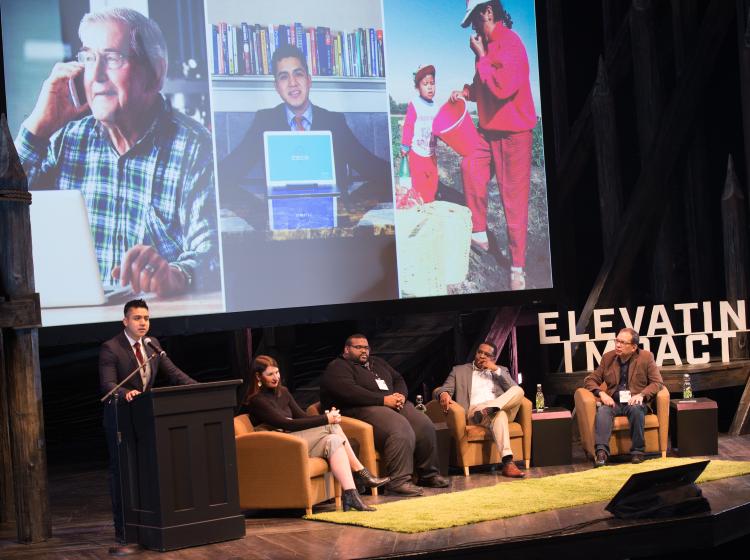 2018 Elevating Impact Summit Pitch Fest.