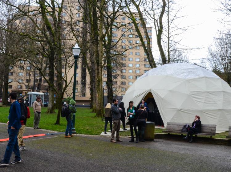 2016 Elevating Impact Summit Geodesic Dome.