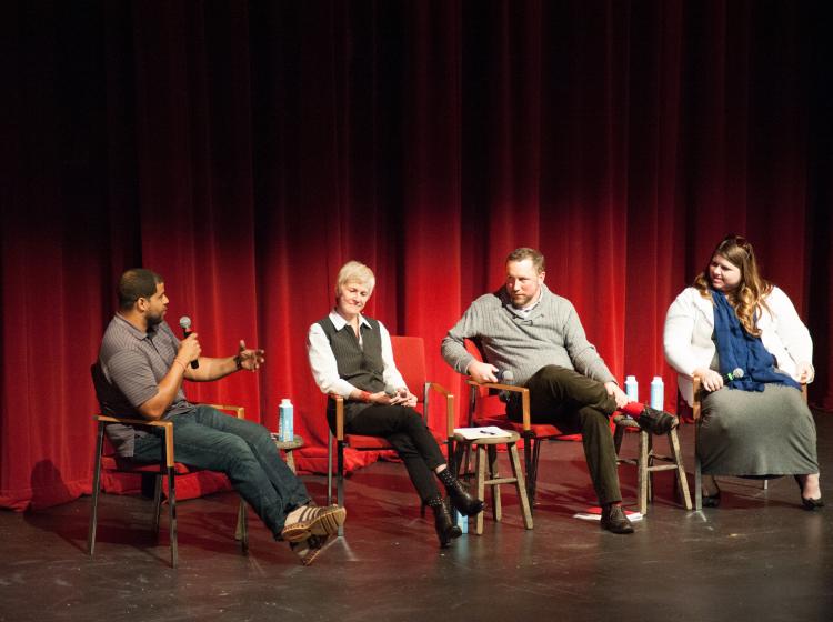 2016 Elevating Impact Summit Pitch Fest Panel.