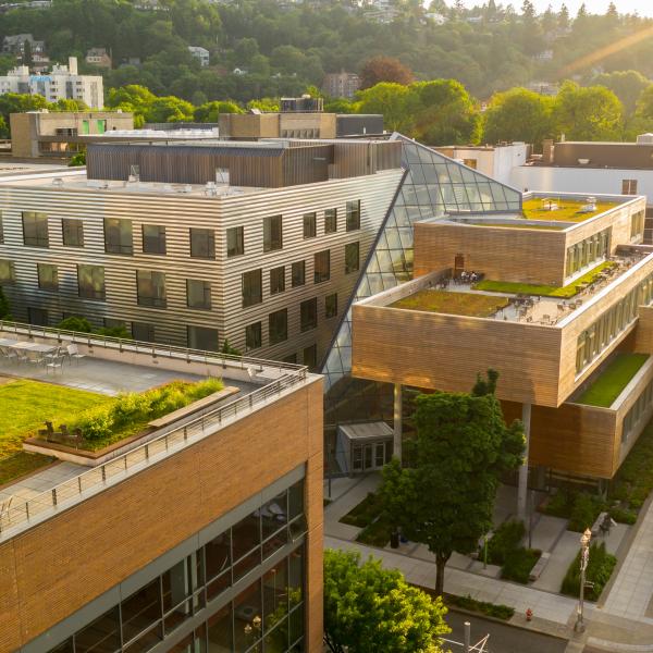 PSU Drone View of Karl Miller Center