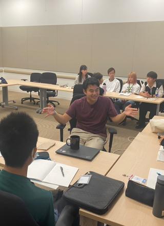 Students at Intel staff panel