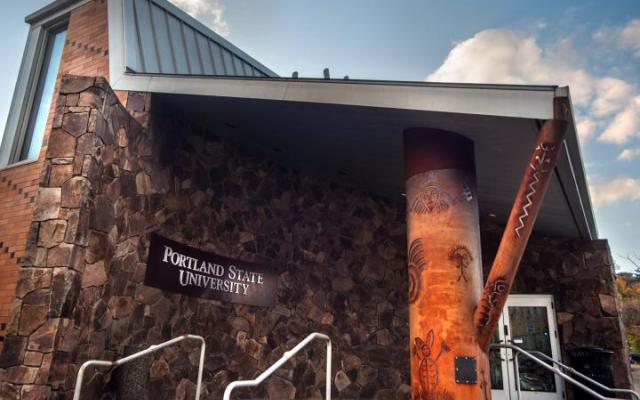 Native American Student & Community Center building entrance