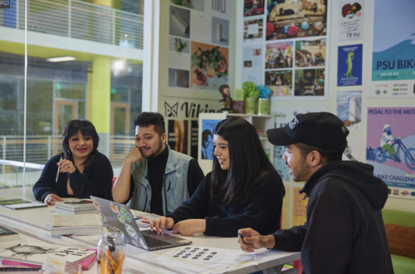 Students Socializing