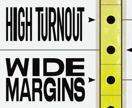 High Turnout Wide Margins Podcast Logo