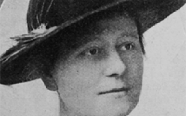 Black and white image of Kathryn Clark