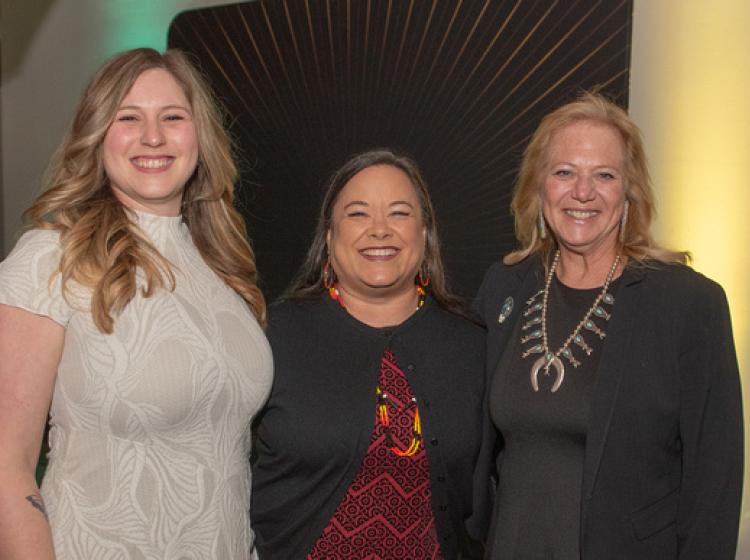 CWL Co-Director Jessica Mole Heilman with Lisa Waston and Councilwoman Denise Harvey