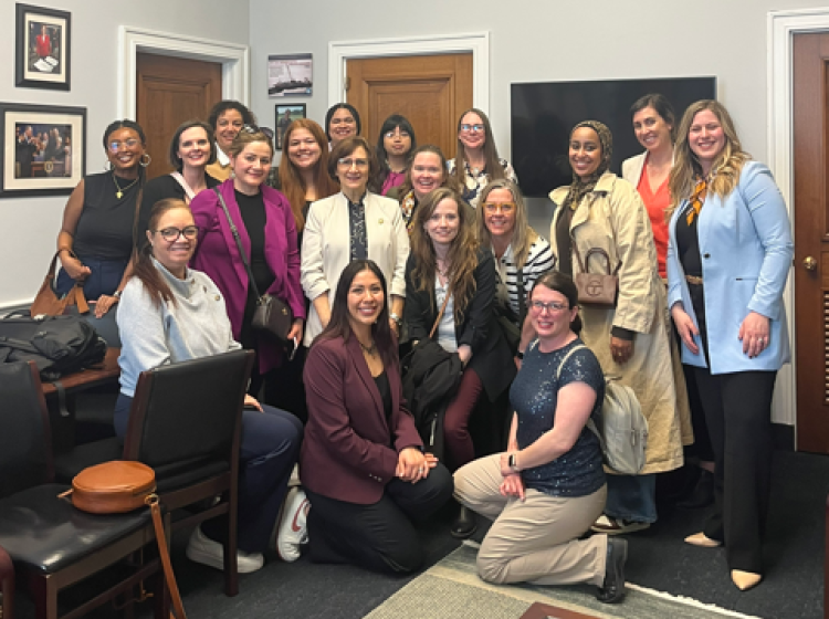 GLP Cohort members in a group photo with Congresswoman Bonamici
